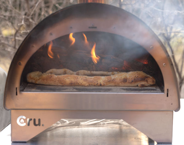 Cru Oven Model 30 cooking pizza